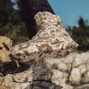 2025 Fashion Men's Desert Combat Boots Outdoor Non-slip Hiking Shoes Waterproof Men's Work Boots Men Tactical Boots Ankle Boots - Image 2