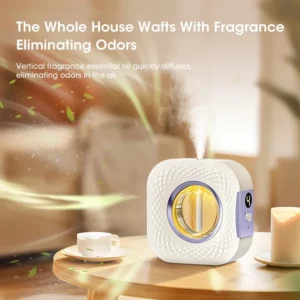 Wall-Mounted Desktop 4 Modes Fragrance Diffuser Aromatherapy Machine 150ML USB Smart Air Purifier Display Home Deodorization - Image 2