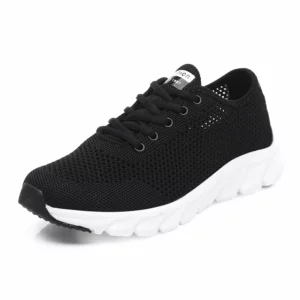 2024 New cross-border large summer hollowed-out woven women's sports casual shoes light running shoes White shoes - Image 4