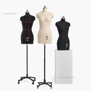 Female Mannequins for Clothing Design Professional Bust Modeling Sewing Mannequins with Stand Metal Base Can Be Pinned D - Image 4