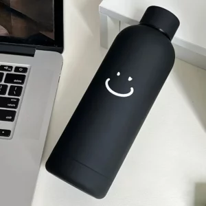 1 Sleek Stainless Steel Insulated Water Bottle with Cheerful Double-Walled Vacuum Flask for Hot & Cold Drinks, Reusable & - Image 3
