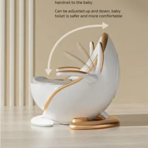 Luxury High Quality Kids Potty Training Chair Baby Toilet Seat With body sensor light - Image 4