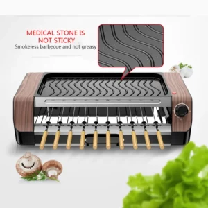 Multifunctional Electric Barbecue Grill Household Kitchen Appliances Smokeless Barbecue Machine Nonstick Bakeware Electric Stove - Image 3