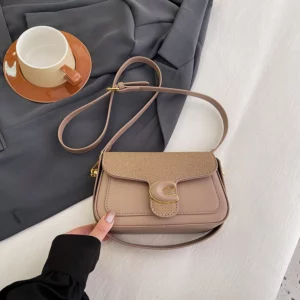Luxury Minimalist Leather Tote Bag For Women Vintage Casual Crossbody Messenger Large Capacity Commuter Elegant Designer - Image 2