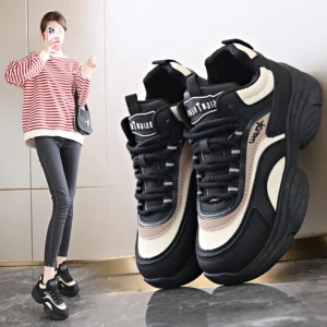 Autumn and Winter Girls' Fashionable Casual Outdoor Sports Shoes, Sports Shoes, Outdoor Wear-resistant Models - Image 1
