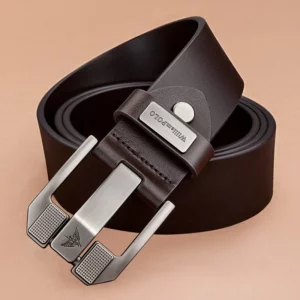 Luxury Men's Belt Leather Fashionable Cowboy Pin Buckle Dress Belts - Image 6