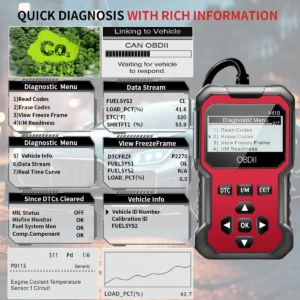 Car Obd2 Scanner Diagnostic Tool Code Reader Engine Fault Code Reader Scanner Can Diagnosis All Obd Ii in 1996 Agreement Car Scanning Tool - Image 4