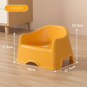 Children's Plastic Stool Baby Sofa Thickened Home Backrest Small Chair Bath Stool Kindergarten Stool - Image 6