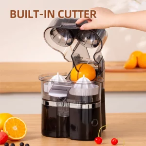 FE003A Double-head Juicer for Orange, Lemon, Grapefruit Slag Juice Separation Fresh Separator Press Machine - Image 5