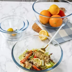 Transparent Glass Salad Bowl Extra Large Instant Noodle Ramen Creative Bowls Microwave Soup Rice Home Kitchen tools 500 - 4450ml - Image 3