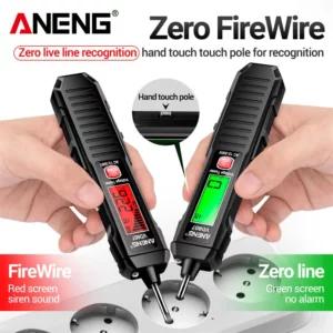 ANENG VD807 One-word Induction Portable 50/60Hz Smart Electric Pen Tester NCV Sensor AC 12-300V Non-contact Wire Detector Tools - Image 4