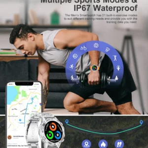 LIGE New1.39" Bluetooth Call Smart Watch Men Outdoor Sport Fitness Heart Rate Health Monitoring Smartwatch for Android IOS Phone - Image 5