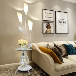 Large Living Room Floor Lamp Decoration Soft TV Cabinet Sofa Side Light Luxury High-End Two-Side Floor Lamp - Image 2