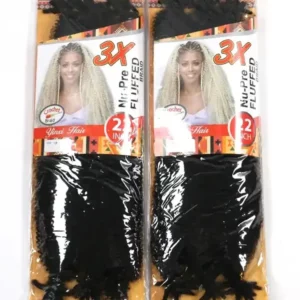 3 Packs Soft Spring Afro Twist Hair 22 Inch Marley Crochet Braiding Hair Pre-Separated Synthetic Hair Extension For Black Women - Image 5