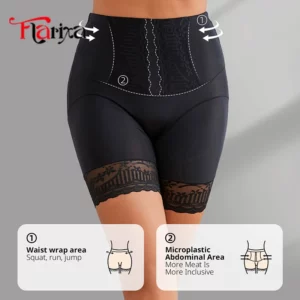 Flarixa Lace Safety Shorts High Waist Shaper Panties Belly Compression for Woman Boxers Thighs Shapewear Shorts Anti Chafing - Image 3