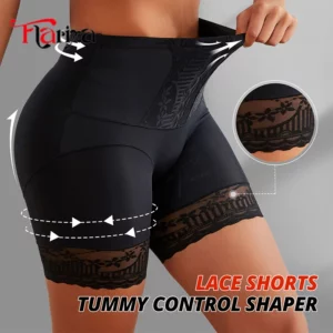 Flarixa Lace Safety Shorts High Waist Shaper Panties Belly Compression for Woman Boxers Thighs Shapewear Shorts Anti Chafing - Image 2