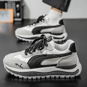 2025 Summer Casual Shoes Men's Sports Shoes Street Casual Platform Shoes Soft and Comfortable Non-slip Fashion Men's Shoes - Image 3