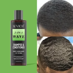 Wave Control Pomade Kit 360 Deep Wave Hair Gel Prevent hair breakage shampoo Sport Wavy Curly Hair Control Gel With Cap Kit - Image 3