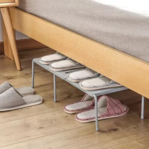 ABS Shoe Rack Extensible Shoe Hanger Storage Space Saving Shelf Telescopic Storage Rack Household Kitchen Cabinet Organizer - Image 2