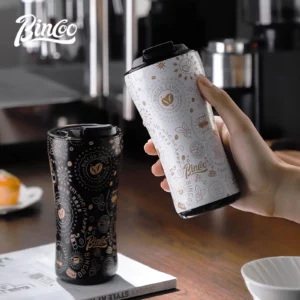380ml Insulated Coffee Mug Stainless Steel Tumbler Water Thermos Vacuum Flask Mini Water Bottle Portable Travel Mug Thermal Cup - Image 2
