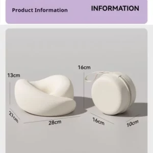Memory Foam Neck Pillow Neck Support Pillow With Head Cushion Support Camping Neck Protect Soft Memory Foam Head Support - Image 6