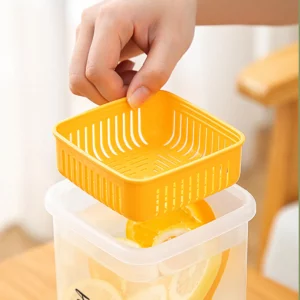 WORTHBUY Refrigerator Cold Kettle Plastic Cold Water Jug Large Capacity Drinkware Heat Resistant Beverage Lemon Tea Juice Jug - Image 5