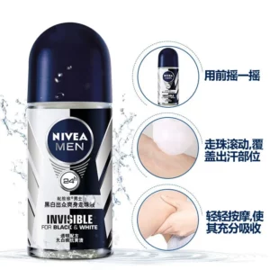 Men's Black&White Outstanding Refreshing Body Dropping Liquid Underarm Anti Sweating Anti Sweating Anti Tasting Dry&Refreshing - Image 4