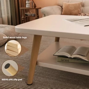 Home Coffee Table Living Room Table Simple Modern Simple Small Table Wooden Reinforcement Bedroom Low Tables Balcony Tea Tables - Image 6