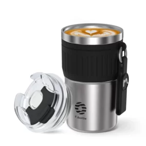 400ml Stainless Steel Coffee Cup Portable Thermos Cup Leak Proof Water Bottle Keep Cold and Hot Travel Outdoor Drinking Utensil - Image 2