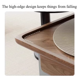 Brown Waterproof Coffee Table Tray Centerpiece Unique Modern Set Side Table Living Room Minimalist Mesa De Centro Sala Furniture - Image 4
