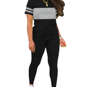 Women's Summer Casual Set Fashionable Comfortable Ensemble Ladies Clothing Outfit - Image 5