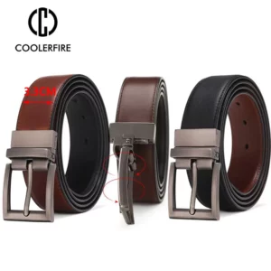 Men Reversible Casual High Quality Belt Man Genuine Leather Belt Male Strap Luxury Trouser Jeans Dress Belt For Men - Image 5