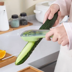 Vegetable Peeler Fruit Stainless Steel Peelers With Container Multi-Function Cutter Portable Peeler Kitchen Cucumber Tools - Image 3
