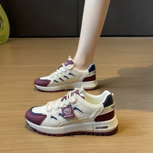 Agam sports shoes women 2025 new lightweight soft soles not tired feet Dad shoes students leisure running shoes - Image 4