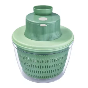 Electric Vegetable Cutter 1PC Multifunction Dehydration Blue High Temperature Resistant 4L Drain Vegetable Cutting USB Charging - Image 6