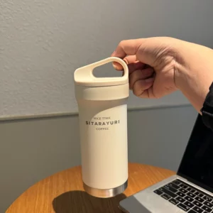 SITARAYURI 420ML Simple Thermos Bottle For Coffee Stainless Steel Insulation Tumbler Portable Camping Car Travel Coffee Cup New - Image 5