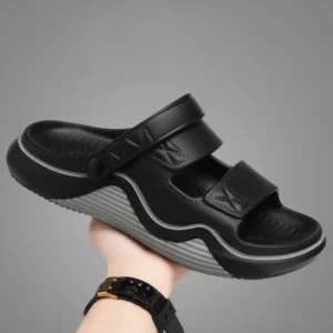Men Sandals Summer Leisure Beach Holiday Sandals Dual Purpose Shoes 2024 New Outdoor Sneakers Male Retro Comfortable Casual Shoe - Image 1