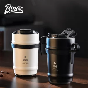 Bincoo Ceramic Liner Coffee Cup Thermos Cup Portable Accompanying Water Cup For Men And Women 316 Stainless Steel Cold Cup - Image 1
