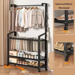 Wardrobes Assembly Closet for Clothes Cabinets Open Closets Dressing Rooms Shoe Organizer Wardrobe Folding Bed Home Furniture - Image 3