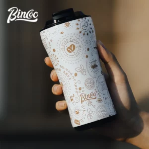 380ml Insulated Coffee Mug Stainless Steel Tumbler Water Thermos Vacuum Flask Mini Water Bottle Portable Travel Mug Thermal Cup - Image 5