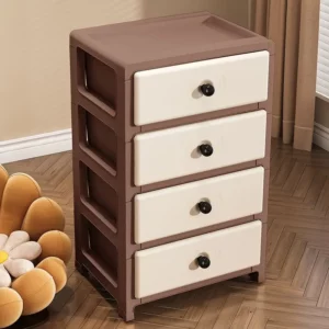 35cm Waterproof Bathroom Storage Cabinet Narrow Space Multi-Drawer Organizer Cabinet for Bedroom Closet Clothes Storage - Image 2