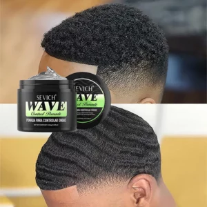 Wave Control Pomade Kit 360 Deep Wave Hair Gel Prevent hair breakage shampoo Sport Wavy Curly Hair Control Gel With Cap Kit - Image 2