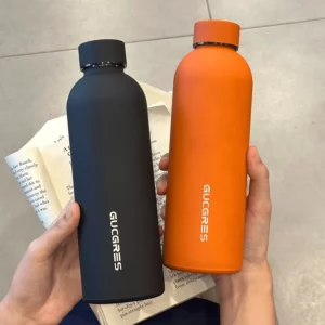 Couples portable cold water cup student ice cup large capacity cute water cup high value insulation water cup - Image 1