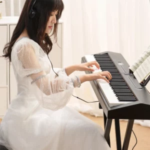 88 Key piano with MIDI and velocity piano keyboard instruments with plastic keys digital synthesizer music keyboard for school - Image 2