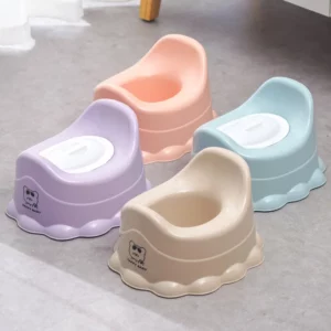 Potty Toilet Training Seat Portable Plastic Anti-leakage Potty Urinal Cute Cartoon Potty Training Seat Infant Toilet Supplies - Image 1
