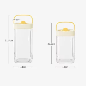2/2.5/3.5L Cold Water Kettle with Faucet Plastic Drink Dispenser for Refrigerator Fruit Tea Bucket Liquid Beverage Container - Image 6