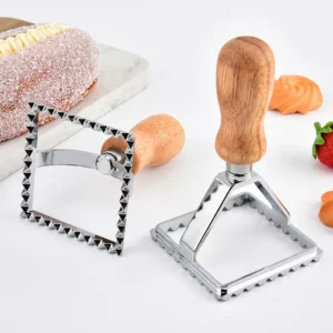 1pc Cookie Cutters And Dough Roller, Pastry Cutters And Dough Wheel Cutter, Dumpling Molds, Dumpling Skin Maker, Baking Tools - Image 4