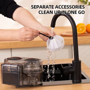 FE003A Double-head Juicer for Orange, Lemon, Grapefruit Slag Juice Separation Fresh Separator Press Machine - Image 2