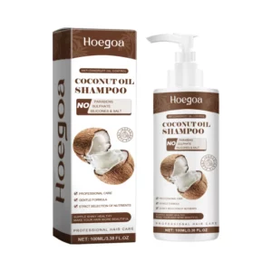 Coconut Oil Dandruff Shampoo - Scalp Nourishing, Moisturizes & Strengthens Hair, Gentle Cleanser for Smooth Shiny Hair - Image 2