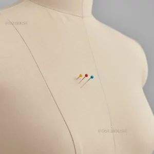 Female Mannequins for Clothing Design Professional Bust Modeling Sewing Mannequins with Stand Metal Base Can Be Pinned D - Image 6